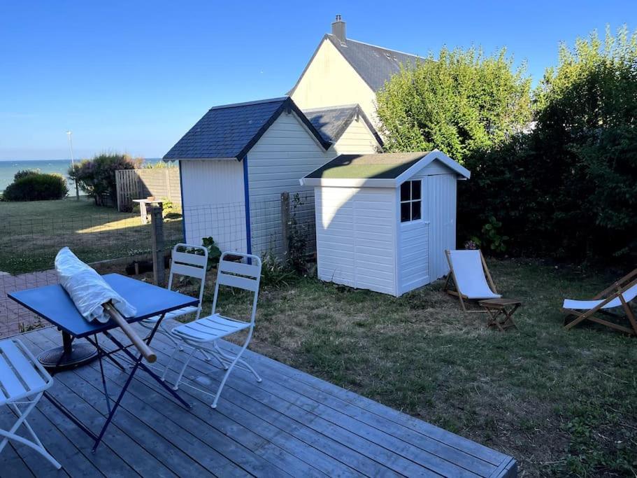 La Cabine Vue Mer Luc-sur-Mer Eksteriør bilde